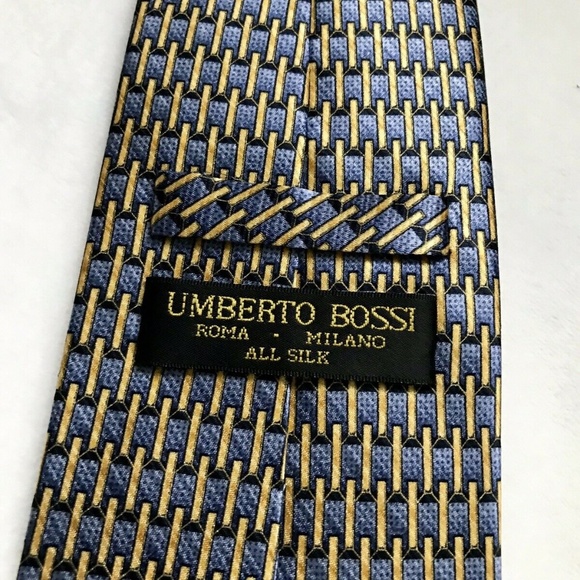 Umberto Bossi Handmade All-Silk Executive Tie - Picture 5 of 8